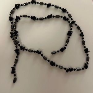 Magnetic black necklace/bracelet